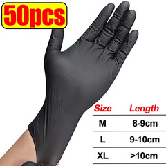 Heavy Duty Nitrile Gloves 8Mil Extra Thick Mechanic Home Garden Disposable Glove