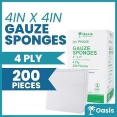 Non-Woven Gauze Sponges 4″ X 4″, 4 Ply, 200/Package