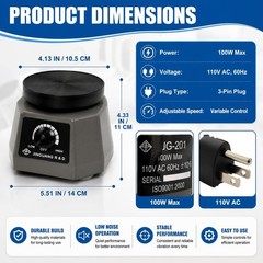 Professional 4″ Lab Vibrator – Efficient 100W Oscillator for Plaster and Resin