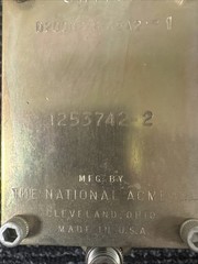 NATIONAL ACME CO. D200NP-B-45A2 SNAP LOCK SWITCH