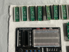 Raspberry Pi Pico Lot 10 (9 Pico W) +2 Dev Boards +LCD 16×2 20×4 RP2040 Bundle