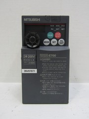 Mitsubishi FR-E720-0.2K Freqrol E700 Inverter Drive 200-240V 1.5A 0.2-400Hz 3PH