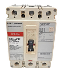 *USED & TESTED* Cutler Hammer HFD3040 3-Pole Circuit Breaker 40A 6639C86G89