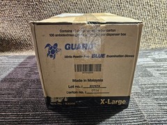 (QTY 1000) MTR Guard Nitrile Exam Glove 5 Mil Palm Powder-Free XL Blue 93005