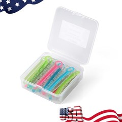 1040pcs/box Dental Orthodontic Ligature Ties Elastic Rubber Bands Dark Light