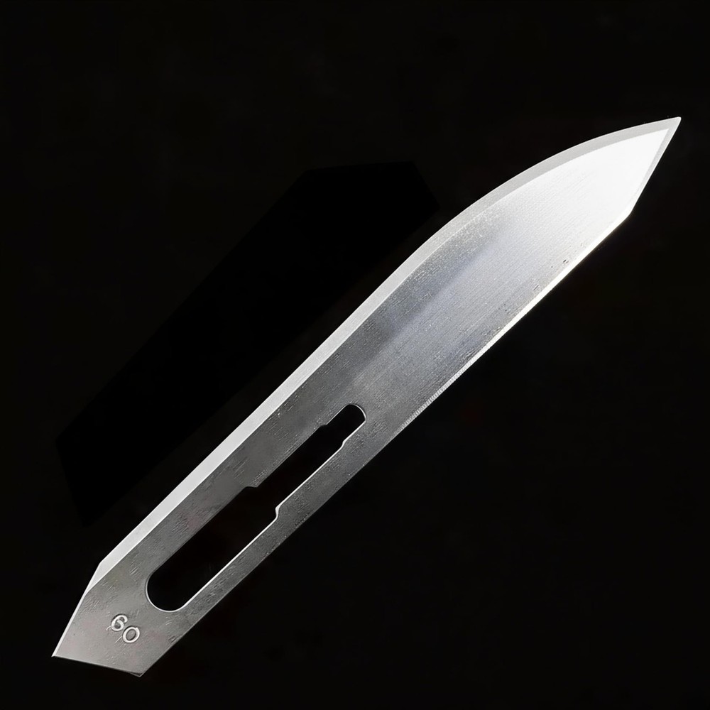 100-Pack #60XT Stainless Steel Surgical Blades â€“ Compatible with Havalon Pira