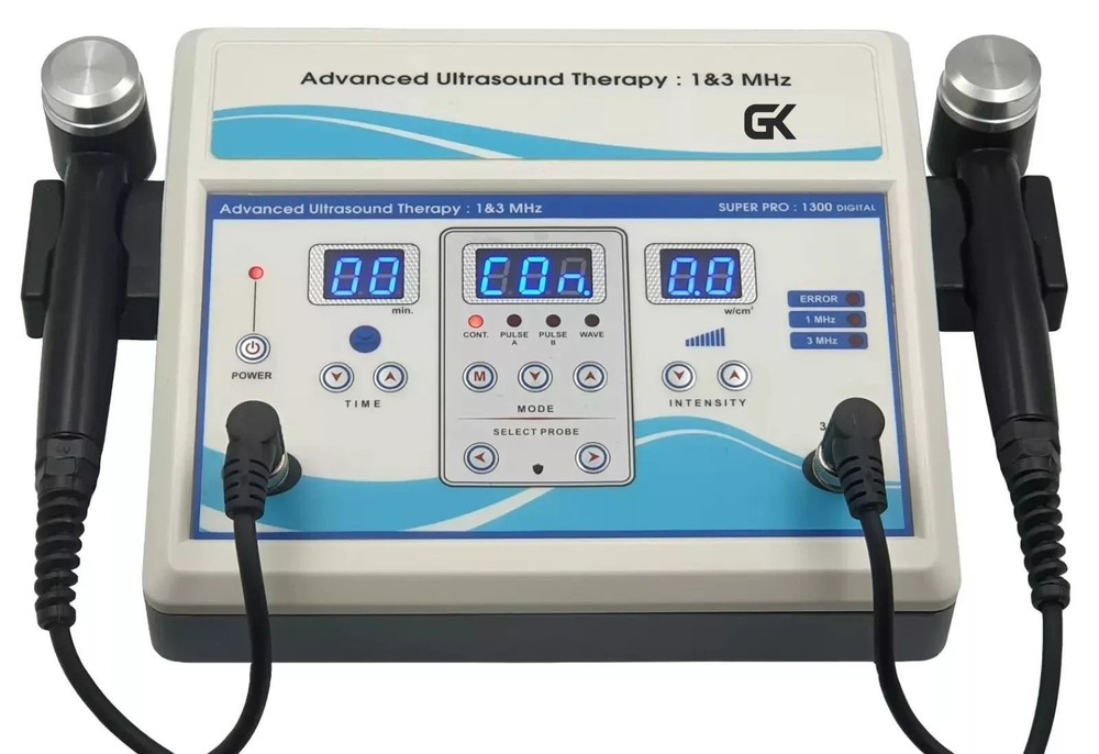 Home Use Ultrasound 1Mhz & 3Mhz Therapy Unit US Pro Physical Therapy Machine USA