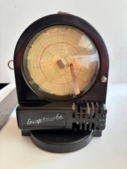 Two Mid-Century Tempscribe 24 hour Temperature Recorders – indoor and outdoor
