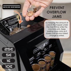 S18 Manual Coin Sorter and Wrapper