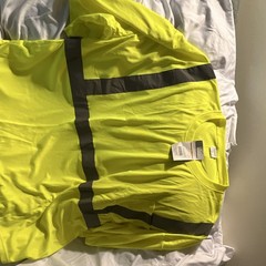 Foresterwear Hi-Vis Reflective Short Sleeve Safety T-Shirt, Yellow/Gray, 5XL