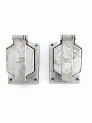 BOX OF 2 CROUSE-HINDS ENR5201 Receptacle 2p 3w 20a Amp 125v-ac new