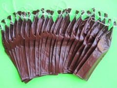 25) pcs of 12″ x 2.5″ size Fresh Summer Sausage Casings. Holds 1.5 lb each
