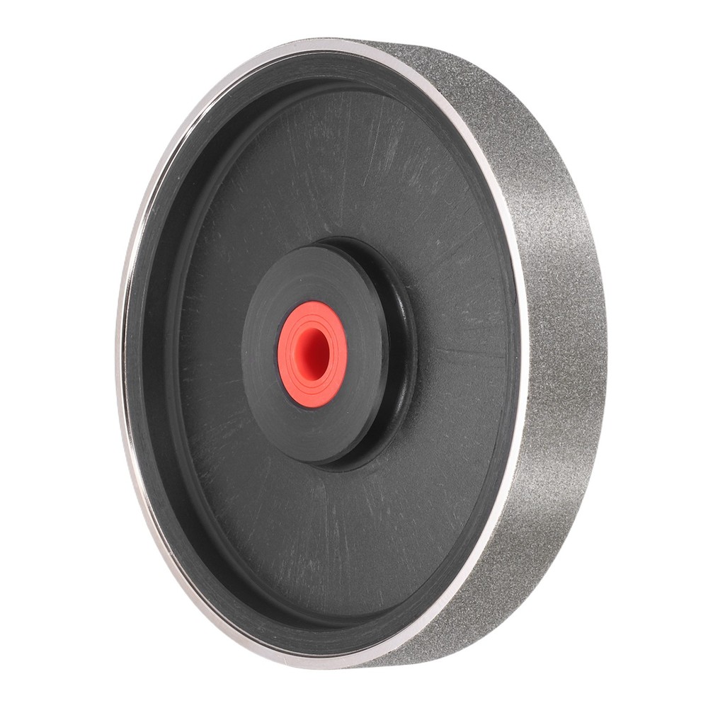 Diamond Lapidary Wheel 6 Inch x 1 Inch Arbor Hole 240 Grit with Reducer