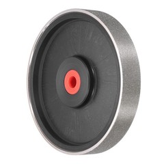 Diamond Lapidary Wheel 6 Inch x 1 Inch Arbor Hole 240 Grit with Reducer
