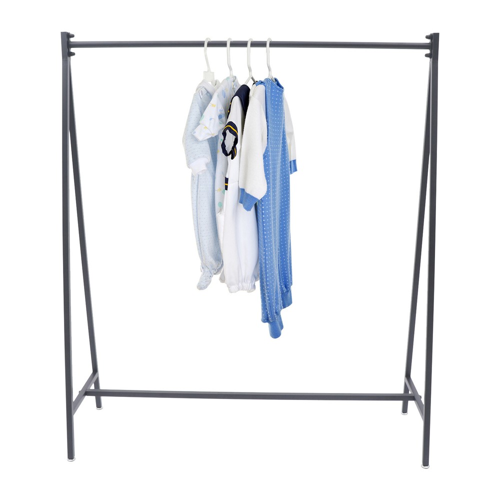 Black Metal Clothes Rack Garment Hanger Clothes Display Stand For Clothing Store