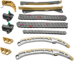 24321-3L100 Timing Chain Kit (12PCS) Kia Sorento Hyundai Santa Fe 3.3L 13-20 80