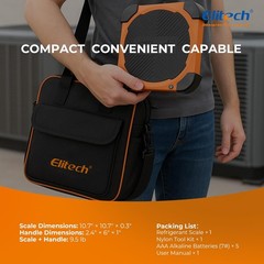 Elitech LMC-200A Electronic Refrigerant Scale Charging Digital Weight HVAC Tools