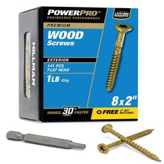 Exterior Wood Screws, x 2 Inch All-Purpose Deck Screws for Outdoor Projects,