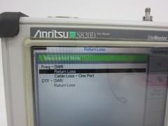 Anritsu SiteMaster S820D Cable & Antenna Analyzer,K(f), 20GHz,34RKNF50,w/Cal kit