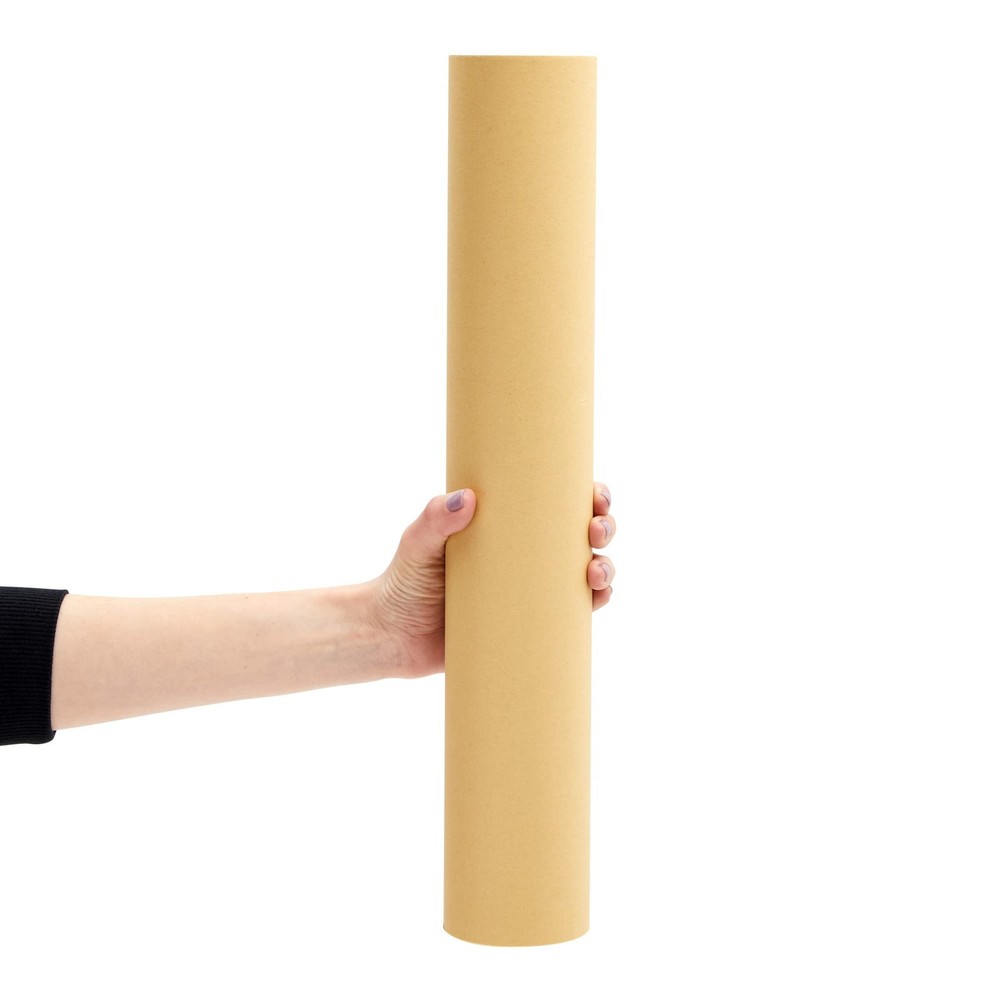 Brown Craft Paper Roll 17.5 Inch x 100 Ft Bulletin Board Butcher Wrapping Packin