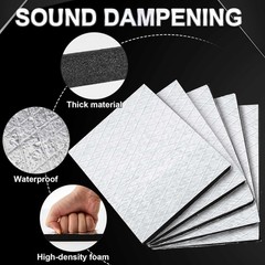 512mil 11.25 Sq ft 13 mm Thickened Cars Sound Deading Material 9 x 12 Inch 15…