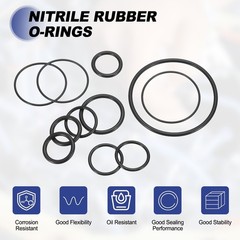 60Pcs AS-026 O-Rings Nitrile Rubber O-Rings 1-1/4″ ID 1-3/8″ OD 1/16″ Width