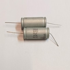 3pcs MBM Metal-Film Capacitor 0.1uF, 1000V, +/-10%, Ф16x6mm, L-35mm, NOS