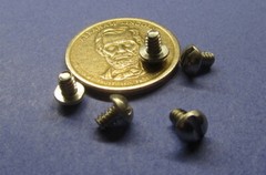 Round Head Slotted Machine Screw 18-8 Stainless Steel, 6-32 x 3/16″ L 300 Pcs