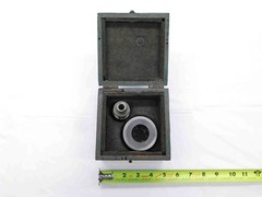 1.2500 CARBIDE MASTER PLAIN BORE RING GAGE ONSIZE 1 1/4 31.750 1.250 W/ AIR PLUG
