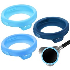 3Pcs Silicone Digital Stethoscope Chestpiece Cover for EKO CORE 500 (77