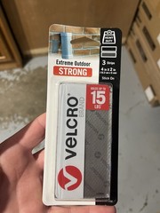 VELCRO Brand Extreme Outdoor Strong – 3 Strips 4in x 2in Holds 15 LBS