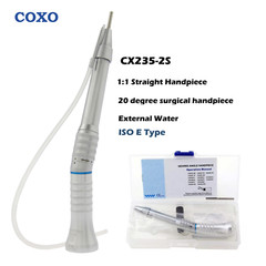 COXO Dental Slow Speed Contra Angle 1:1 1:5 6:1 10:1 Handpiece Air Motor 4Hole