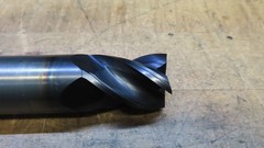 Hanita 4VP5S carbide 4fl endmill 1-1/8″ LOC REGROUND to 25mm and recoated