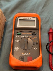 BLUE POINT BY SNAP ON # EEDM501B MULTIMETER W/ LEADS – NOT WORKING/PARTS