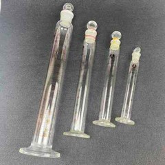 5/10/25/50/100/250ml Glass Graduated Lab Measuring Cylinder With Stopper