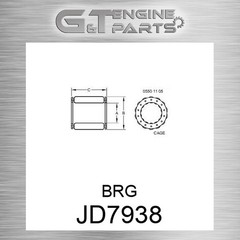 JD7938 BRG fits JOHN DEERE (Surplus Open Box)