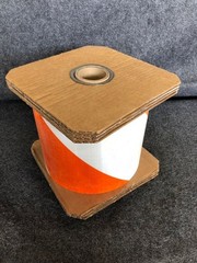 3M 446L Diamond Grade DG3 Pre-Striped Barricade Sheeting 8″ x 100 Yards *