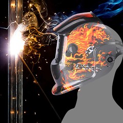 2Pack Auto Darkening Welding Helmet True Color Solar Powered Welding Mask