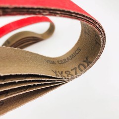 10x VSM 286117 Sanding Belt 1″ x 18-27/32″ 120 Grit XK870X Ceramic Alumina Oxide