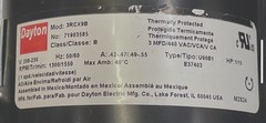 DAYTON HVAC 71903585 MOTOR 1/15 HP 208-230V 1300-1550 RPM 3RCX9B 5/16” Shaft