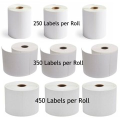 20 Roll 4×6 Direct Thermal Label 250/Roll 450/Roll For Zebra Eltron LP2844 ZP450