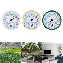 Thermometer Mount Wall Garden Greenhouse Home Indoor&Outdoor Humidity Meter US
