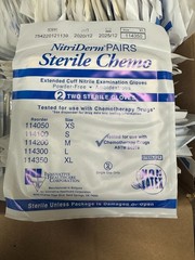 115 Pairs – NitriDerm Sterile Gloves – X-Large – Non-Latex