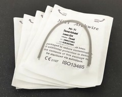 100 Packs Thermal Activated Niti Arch Wire Round Bows Ovoid Form Size For Chose