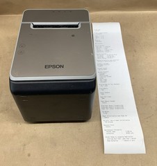 Epson TM-L100 M378B Linerless Thermal Receipt Label Printer USB Ethernet TESTED