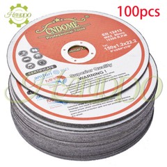Pack 100 6″x.045″x7/8″ Cut-off Wheel – Metal & Stainless Steel Cutting Discs