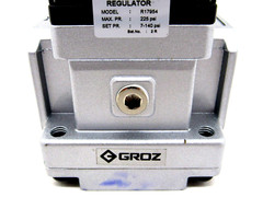 NEW GROZ R17954 REGULATOR SET PRESSURE 7-140 PSI MAX 225 PSI