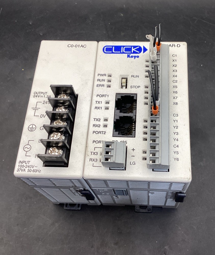 Automation Direct CLICK C0-01AR-D Standard Ethernet PLC Unit with CO-01AC