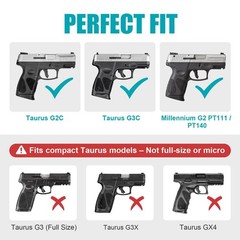 Taurus G2C G3C Holster, OWB Holster Fits 9mm/.40 Cal Taurus G2C/G3C/G2S, Taur…
