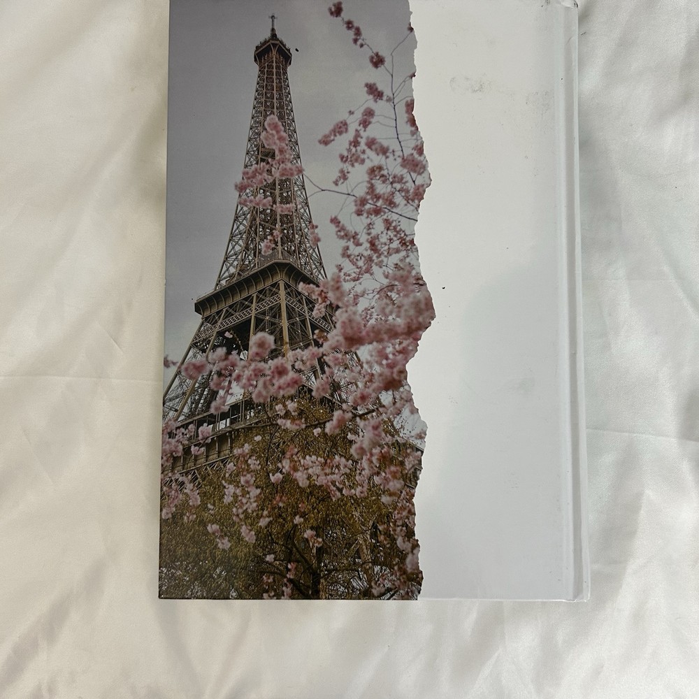 Hardcover Blank Eiffel Tower & Cherry Blossom Notebook Drawing & Journaling